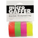 Fita Adorama MicroGaffer 8 jardas x 1 cm - 4 rolos fluorescentes