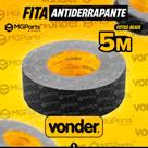Fita Antiderrapante 15m Vonder Profissional Preta Área Externa / Interna Piso Escada Rampas Degraus