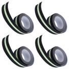 Fita Antiderrapante Neon 5 M Kit 4 Uni Refletiva Segurança Escada Degrau Rampa Acesso Chao Piso Anti Acidentes Queda