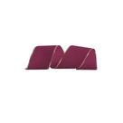 Fita Aramada Veludo Vinho e Ouro 3,8cm x 9,14m - 01 unidade - Cromus Natal - Rizzo Fita Aramada Veludo Vinho e Ouro 3,8cm x 9,14m - 01 unidade - Cromus Natal - Rizzo