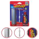 Fita Asfáltica Adesiva Aluminizada 10cm x 1m Dryko Vedatudo Manta Impermeável Vedação Telhado Telha Fita Asfáltica Adesiva Aluminizada 10cm x 1m Dryko Vedatudo Manta Impermeável Vedação Telhado Telha
