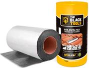 Fita Asfáltica Adesiva Vedatudo Aluminizada Imperblock Rolo 30cm x 10m Alumínio