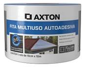 Fita Asfaltica Autoadesiva Aluminio Multiuso 10cmx10m Axton Fita Asfaltica Autoadesiva Aluminio Multiuso 10cmx10m Axton