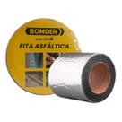 Fita Asfaltica Bomder Metalizada Impermeável 5m Calhas Rufos