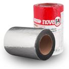 Fita auto adesiva NOVE54 manta asfáltica aluminizada ve vedação reparo telhado laje calha ar condicionado rufo impermeável 20cm