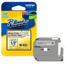 Fita Brother M931 PT-80 PT-M95 Preto/Prata Original Fita Brother M931 PT-80 PT-M95 Preto/Prata Original