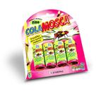 Fita cola mosca blister c 4 un