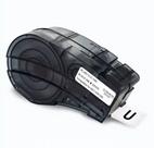 Fita Compatível Brady Vinil M21-500-595-WT Branca Letra Preta 12mm
