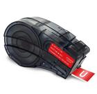 Fita Compatível Brady Vinil M21-750-595-RD Vermelha Letra Branca 19mm