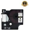 Fita Compatível Dymo D1 53710 Incolor Letra Preta 24mm