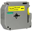 Fita Compativel Para Brother Rotuladora M-K631T 12mm Amarela
