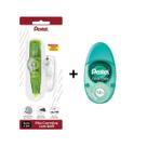 Fita Corretiva Correction Tape c/ Refil Grátis + Cola em Fita Glue Tape - Pentel
