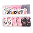 Fita corretiva PANDENNER White, pacote com 6, com pata de gato Kawaii