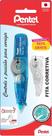 Fita Corretiva Pentel Correction Tape Retrátil 5mmx6m + Refil Grátis