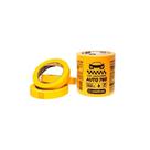 Fita Crepe 765 Amarela Automotiva 18 Mm X 40 M - Adelbras Anti Uv