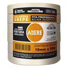 Fita Crepe Adere Para Pintura Imobiliaria 427 Profissional 18Mm X 50M ./ Kit Com 16 Peças