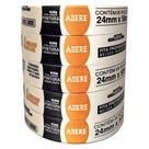 Fita Crepe Adere Para Pintura Imobiliaria 427 Profissional 24Mm X 50M - Kit C/5 Pecas
