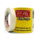 Fita crepe adesiva 18 mm x 50 metros com 6 peças - 10401404