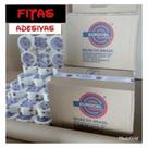 Fita Crepe Branca 36mm X 50mt - Caixa Com 24 Unidades