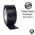 Fita Crepe Preta Eurocell Premium Alta Resistência 48mm x 50m - Cód. 6270