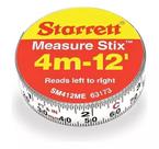 Fita de aco graduada stix 13mm x 3,60m - 12' - s12 - sm412me