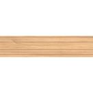Fita de Borda PVC Madeira Tauari Ripado Guararapes 64x0,45mm Rolo 20m