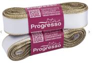 Fita de Cetim 22 mm COR 201 Branco Natal 10 mt Fitas Progresso - Inspire sua Festa Loja