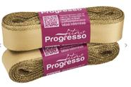Fita de Cetim 22 mm COR 228 Dourado Natal 10 mt Fitas Progresso - Inspire sua Festa Loja