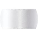 Fita de Cetim 22MM X 10M Branco 201 - Poliester