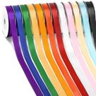 Fita de cetim arco-íris SOTMALTK, 12 cores, 3/8" x 110 m