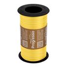 Fita de Cetim Carretel T900/000 4mm - 100m Cor 2052 Amarelo Claro - 1 unidade - Fitas Progresso - Rizzo