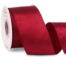 Fita de cetim com fio Ribbli Borgonha 6,35 cm x 18,3 cm