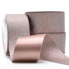 Fita de Cetim Com Lurex Prata Nº 09 38mm Com 10 Metros