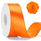 Fita de cetim KINGLAKE Laranja 1,5 cm x 100 m poliéster Fita de cetim KINGLAKE Laranja 1,5 cm x 100 m poliéster