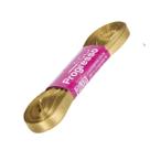 Fita de Cetim Progresso 7mm - Nº 1 c/ 10 metros - Dourado