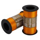 Fita de Cetim Progresso Dupla Face 4mm - Nº 000 c/ 100 metros - Laranja