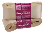 Fita de Cetim Simples Progresso 38mm Bege - 10 Metros