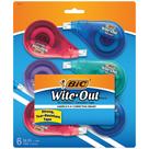 Fita de correção BIC Wite-Out Brand EZ Correct 6-Count