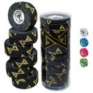 Fita de dedo atlética GRIP MAMBA Elastic 2,5 cm x 4,5 m preta 3 rolos