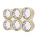 Fita de embalagem Amazon Basics 1,9 cm x 66 m 1,8 mil de espessura (6 rolos)