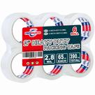 Fita de embalagem PROMAXCO Heavy Duty 6 Rolls 65 Yards Clear