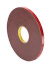 Fita de espuma 3M VHB 4611 cinza escuro dupla face 3/8 x 36 jardas