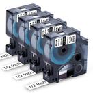 Fita de etiqueta compatível com Dymo Rhino 5200 4200 18483 12mm