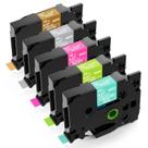 Fita de etiqueta MarkDomain compatível com Brother P Touch 12mm