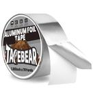 Fita de folha de alumínio TAPEBEAR 1,88 cm x 64 m resistente ao calor