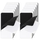 Fita de gancho e laço MEBMIK 2x4 polegadas (5x10cm) 12 conjuntos pretos
