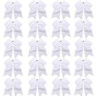 Fita de gorgorão branca Cheer Bows Hipcheer feita à mão x20