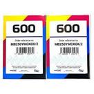 Fita de impressão colorida Magicard MB250YMCKOK/2, pacote com 2