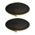 Fita de isolamento de espuma PATIKIL 2 unidades de 20 mm x 10 mm x 10 m preta