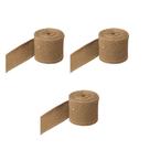 Fita de Juta 5cm x 2m para Artesanato e Decoração Kit 3 Rolos Ideal para Embalagens, Lembrancinhas, DIY, Festas e Decoração Rústica